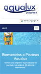 Mobile Screenshot of piscinasaqualux.com